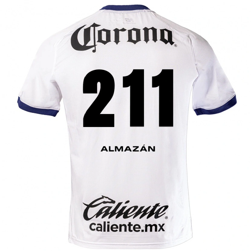 Danxen Kobiety Fernando Almazán #211 Biały Niebieski Czarny Wyjazdowa Koszulka 2026/27 Koszulki Klubowe