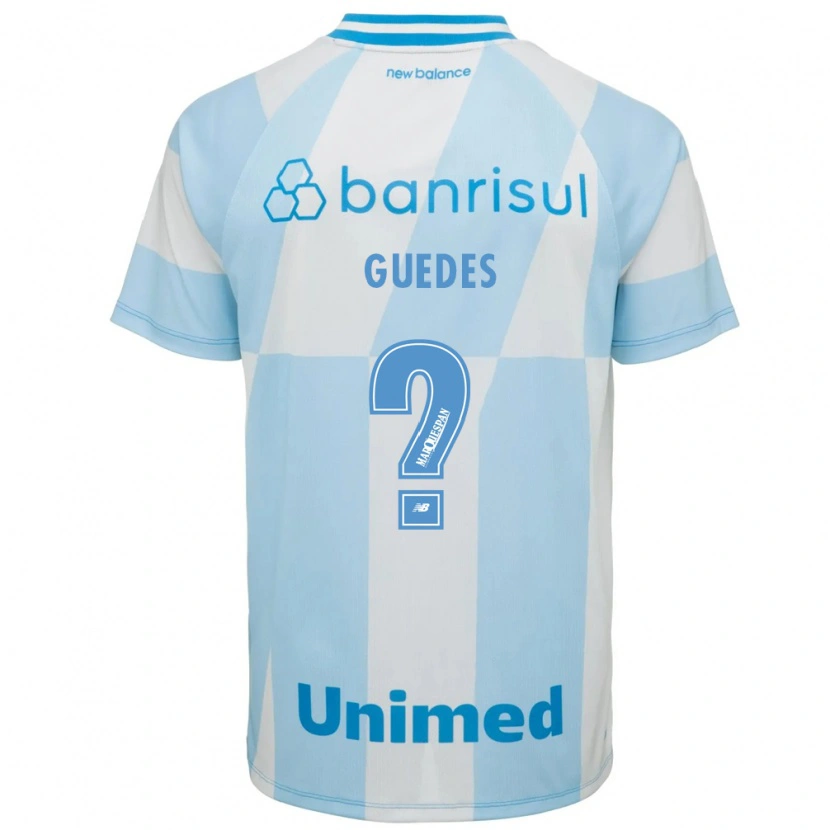 Danxen Kobiety Guilherme Guedes #0 Jasny Niebieski Biały Wyjazdowa Koszulka 2026/27 Koszulki Klubowe