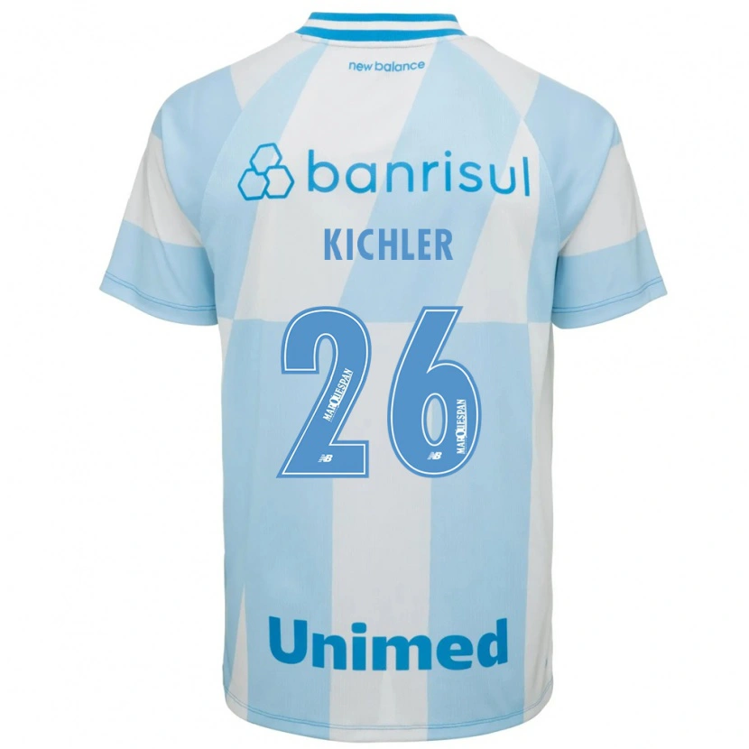 Danxen Kobiety Paola Kichler #26 Jasny Niebieski Biały Wyjazdowa Koszulka 2026/27 Koszulki Klubowe
