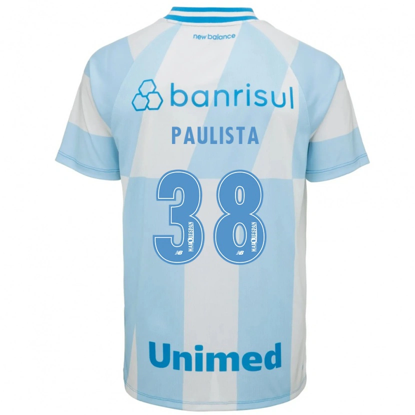 Danxen Kobiety Caio Paulista #38 Jasny Niebieski Biały Wyjazdowa Koszulka 2026/27 Koszulki Klubowe