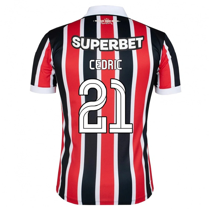 Danxen Kobiety Cédric Soares #21 Czerwony Biały Czarny Wyjazdowa Koszulka 2026/27 Koszulki Klubowe