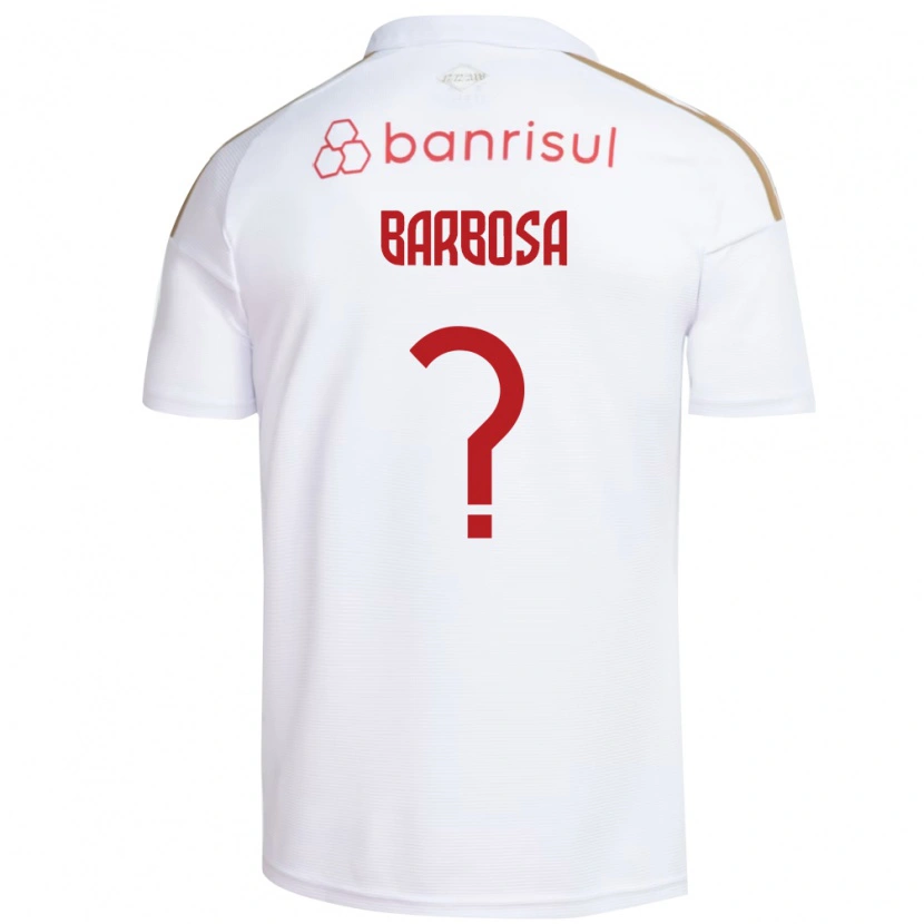 Danxen Kobiety Tiago Barbosa #0 Biały Czerwony Wyjazdowa Koszulka 2026/27 Koszulki Klubowe