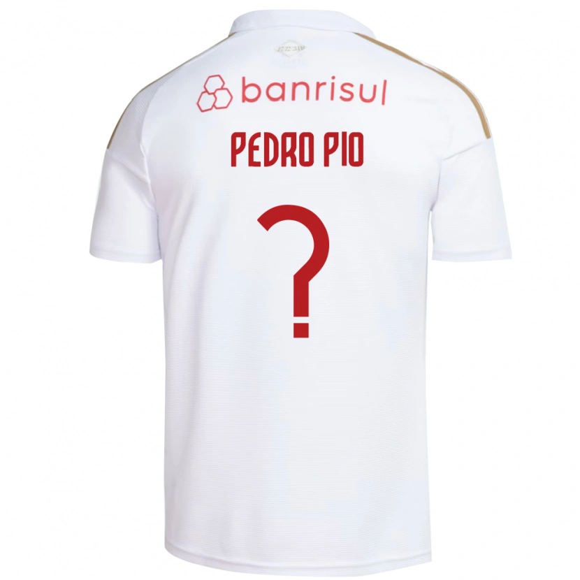 Danxen Kobiety Pedro Pio #0 Biały Czerwony Wyjazdowa Koszulka 2026/27 Koszulki Klubowe