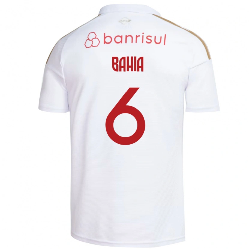 Danxen Kobiety Matheus Bahia #6 Biały Czerwony Wyjazdowa Koszulka 2026/27 Koszulki Klubowe
