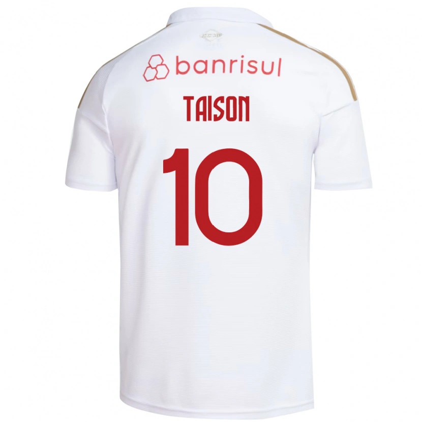 Danxen Kobiety Taison #10 Biały Czerwony Wyjazdowa Koszulka 2026/27 Koszulki Klubowe