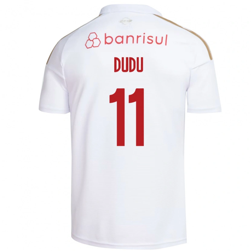 Danxen Kobiety Dudu #11 Biały Czerwony Wyjazdowa Koszulka 2026/27 Koszulki Klubowe
