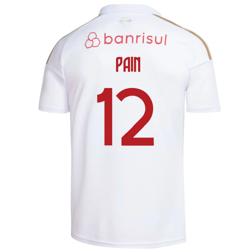 Danxen Kobiety Luan Pain #12 Biały Czerwony Wyjazdowa Koszulka 2026/27 Koszulki Klubowe