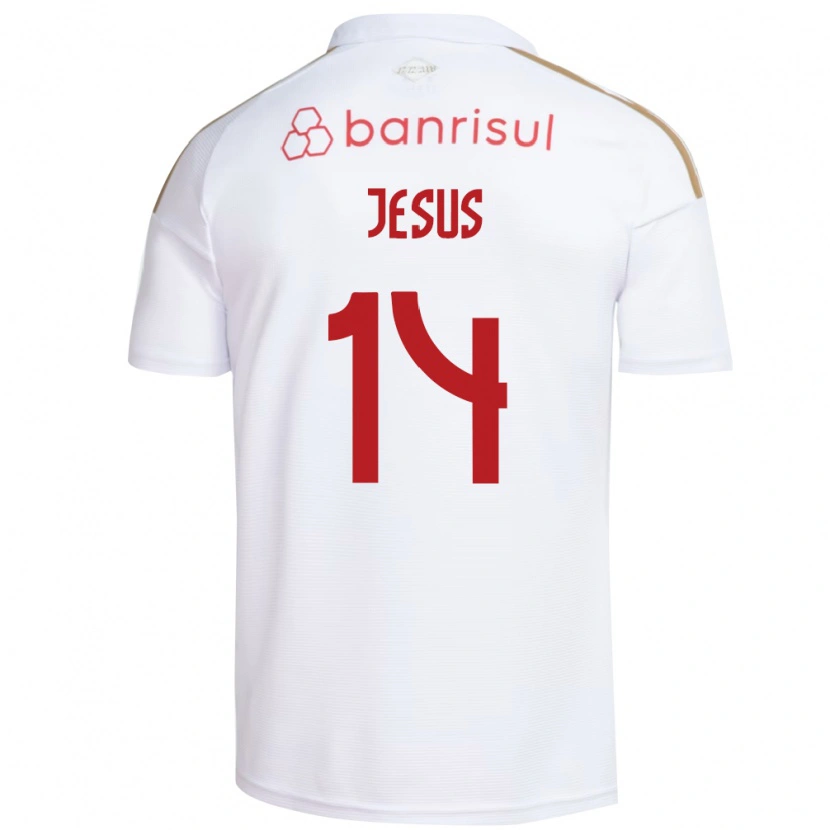 Danxen Kobiety Victor Jesus #14 Biały Czerwony Wyjazdowa Koszulka 2026/27 Koszulki Klubowe