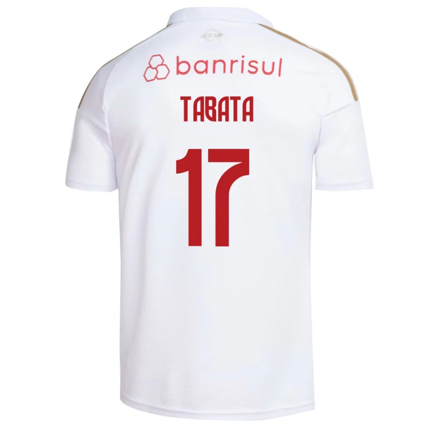 Danxen Kobiety Bruno Tabata #17 Biały Czerwony Wyjazdowa Koszulka 2026/27 Koszulki Klubowe