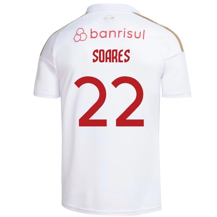 Danxen Kobiety Guilherme Soares #22 Biały Czerwony Wyjazdowa Koszulka 2026/27 Koszulki Klubowe