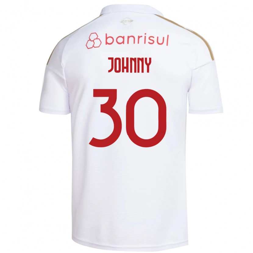 Danxen Kobiety Johnny #30 Biały Czerwony Wyjazdowa Koszulka 2026/27 Koszulki Klubowe