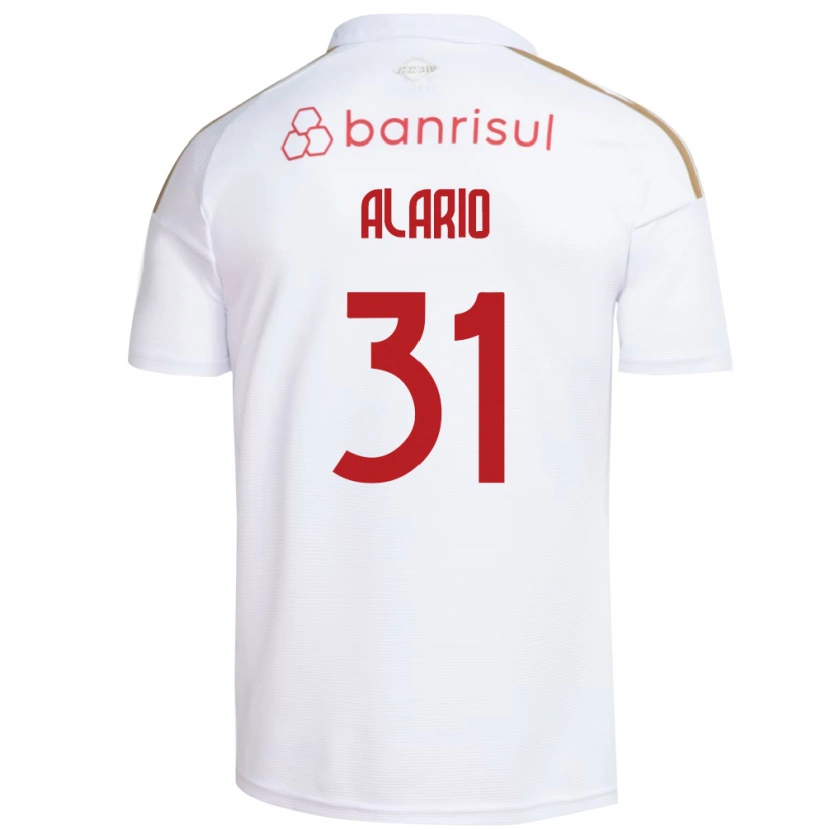 Danxen Kobiety Lucas Alario #31 Biały Czerwony Wyjazdowa Koszulka 2026/27 Koszulki Klubowe