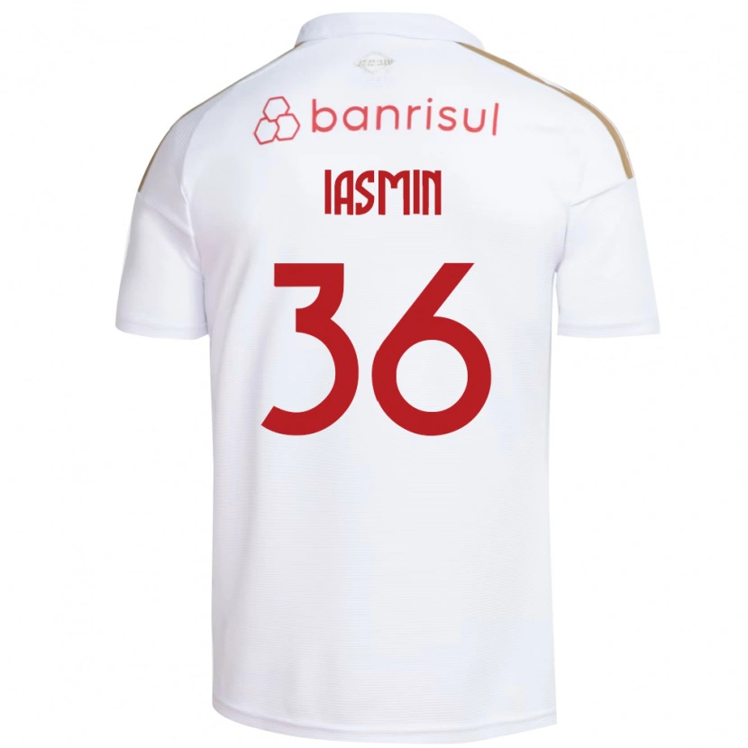Danxen Kobiety Iasmin #36 Biały Czerwony Wyjazdowa Koszulka 2026/27 Koszulki Klubowe
