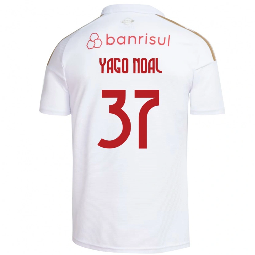 Danxen Kobiety Yago Noal #37 Biały Czerwony Wyjazdowa Koszulka 2026/27 Koszulki Klubowe