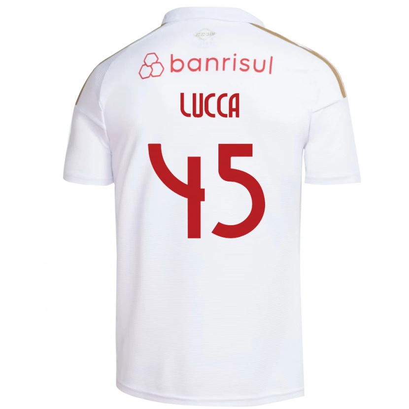 Danxen Kobiety Lucca #45 Biały Czerwony Wyjazdowa Koszulka 2026/27 Koszulki Klubowe