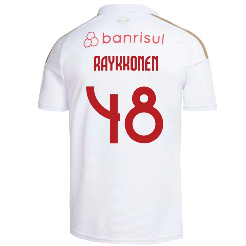 Danxen Kobiety Raykkonen Pereira Soares #48 Biały Czerwony Wyjazdowa Koszulka 2026/27 Koszulki Klubowe