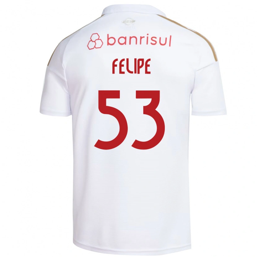 Danxen Kobiety Luiz Felipe #53 Biały Czerwony Wyjazdowa Koszulka 2026/27 Koszulki Klubowe
