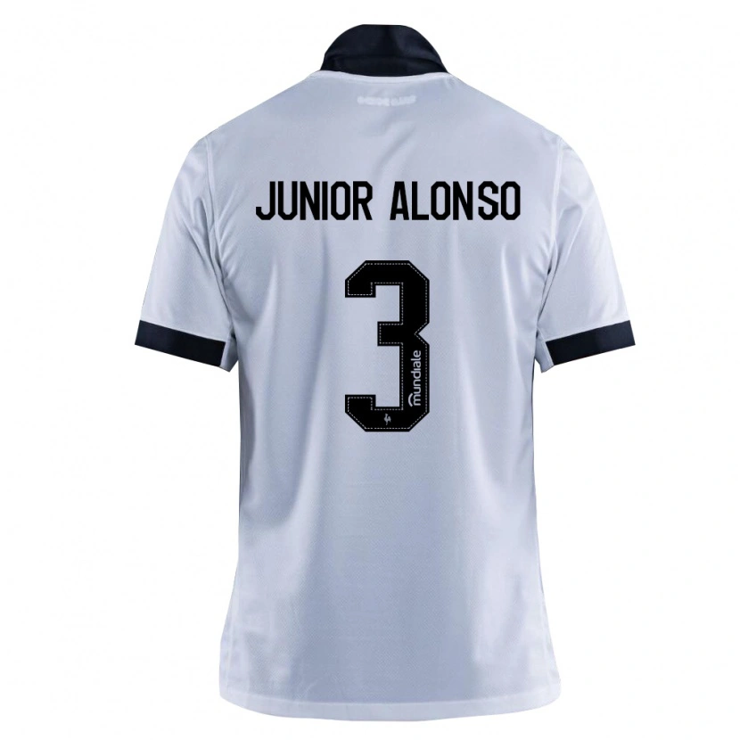 Danxen Kobiety Junior Alonso #3 Czarny Biały Wyjazdowa Koszulka 2026/27 Koszulki Klubowe