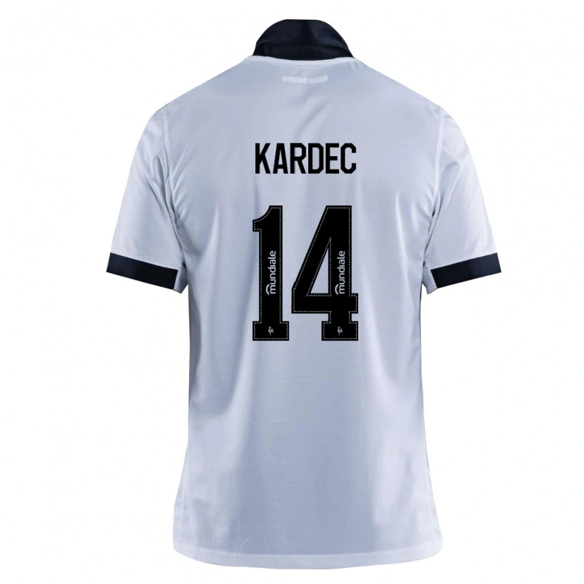 Danxen Kobiety Alan Kardec #14 Czarny Biały Wyjazdowa Koszulka 2026/27 Koszulki Klubowe