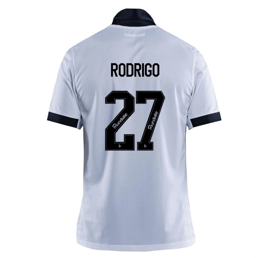 Danxen Kobiety Kauã Rodrigo #27 Czarny Biały Wyjazdowa Koszulka 2026/27 Koszulki Klubowe