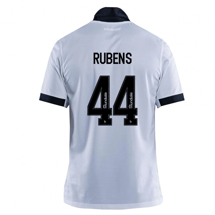 Danxen Kobiety Rubens #44 Czarny Biały Wyjazdowa Koszulka 2026/27 Koszulki Klubowe