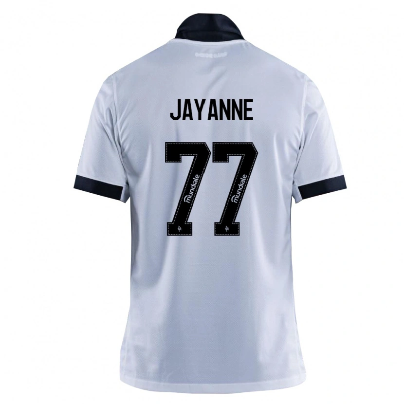 Danxen Kobiety Jayanne #77 Czarny Biały Wyjazdowa Koszulka 2026/27 Koszulki Klubowe