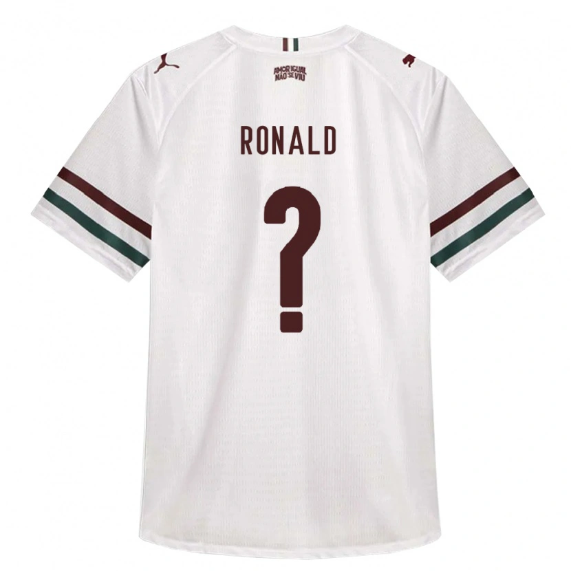 Danxen Kobiety Ronald Mateus De Souza #0 Biały Zielony Burgundia Wyjazdowa Koszulka 2026/27 Koszulki Klubowe