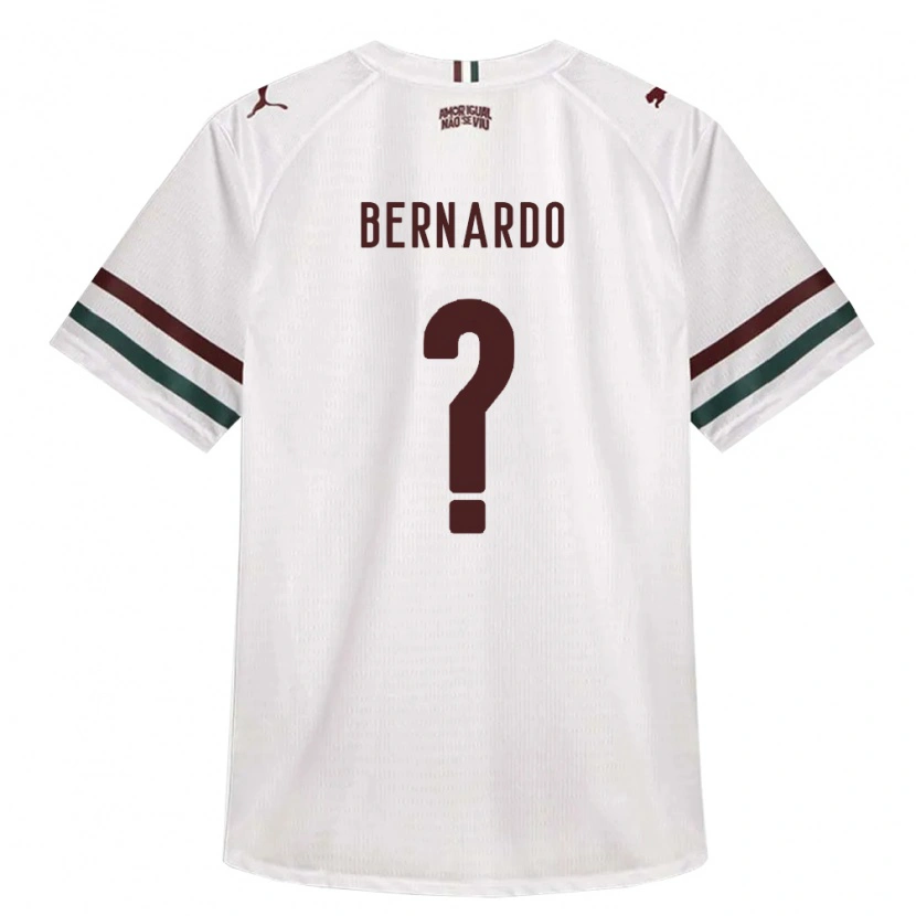 Danxen Kobiety Bernardo André Goulart Gil Alcantara #0 Biały Zielony Burgundia Wyjazdowa Koszulka 2026/27 Koszulki Klubowe