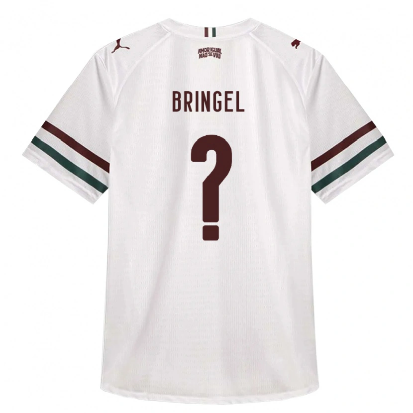 Danxen Kobiety Rodrigo Bringel #0 Biały Zielony Burgundia Wyjazdowa Koszulka 2026/27 Koszulki Klubowe