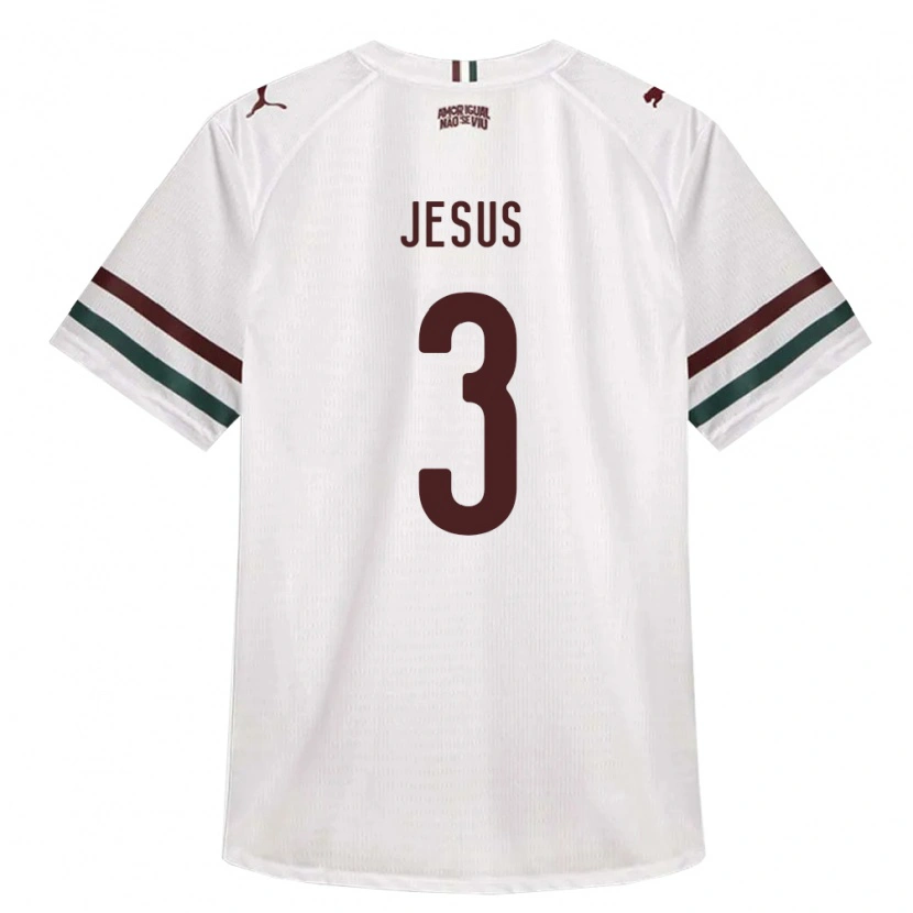 Danxen Kobiety Alexandre Jesus #3 Biały Zielony Burgundia Wyjazdowa Koszulka 2026/27 Koszulki Klubowe