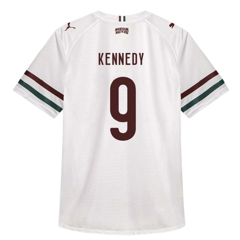 Danxen Kobiety John Kennedy #9 Biały Zielony Burgundia Wyjazdowa Koszulka 2026/27 Koszulki Klubowe