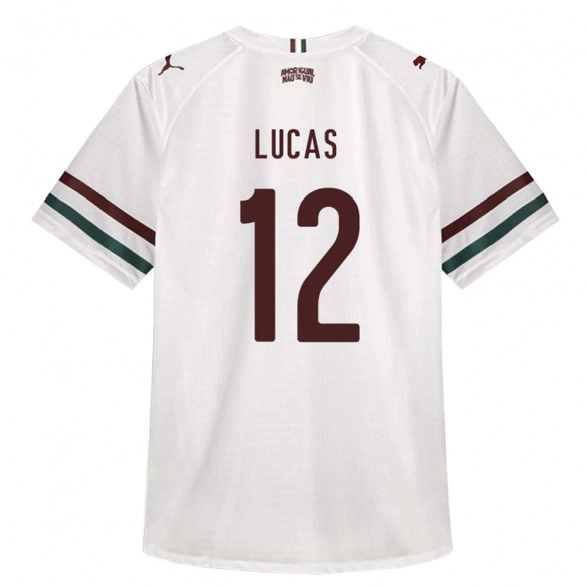 Danxen Kobiety André Lucas #12 Biały Zielony Burgundia Wyjazdowa Koszulka 2026/27 Koszulki Klubowe