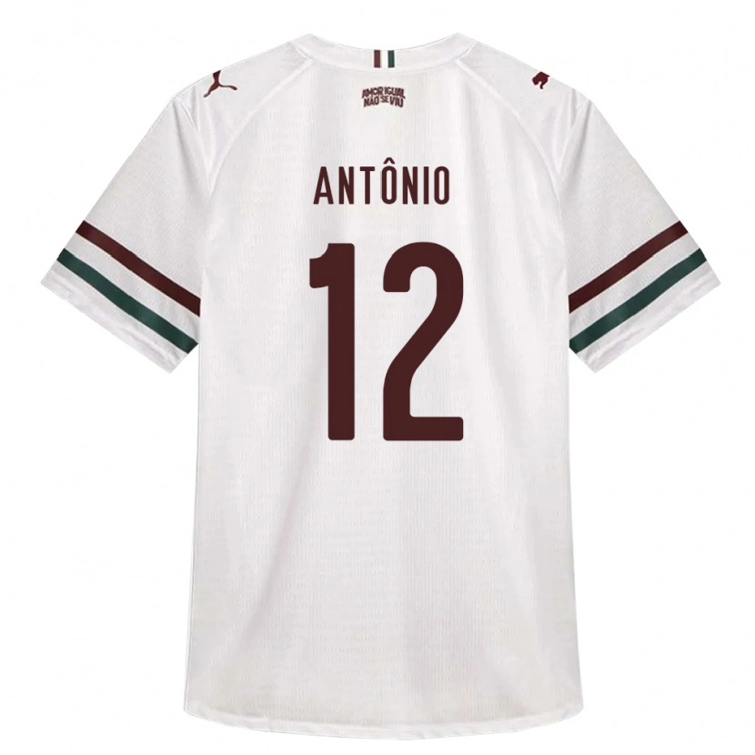 Danxen Kobiety Pedro Antônio #12 Biały Zielony Burgundia Wyjazdowa Koszulka 2026/27 Koszulki Klubowe