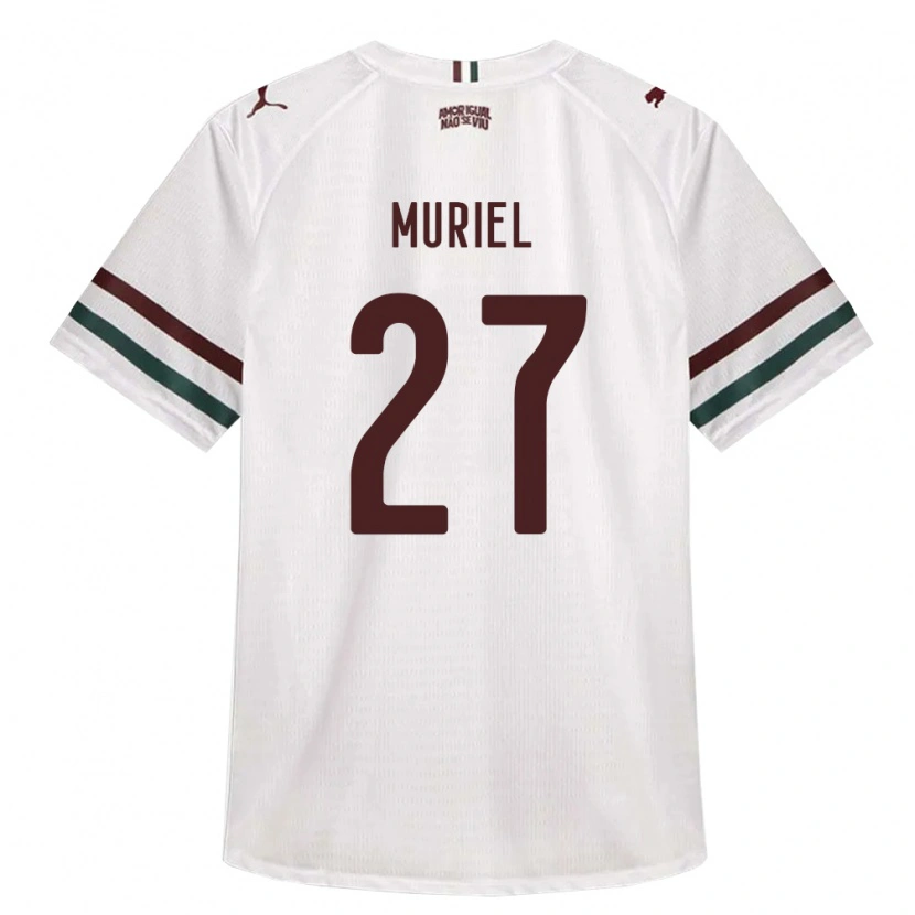 Danxen Kobiety Muriel #27 Biały Zielony Burgundia Wyjazdowa Koszulka 2026/27 Koszulki Klubowe