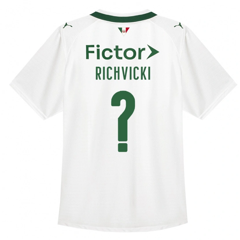 Danxen Kobiety Gabriel Richvicki #0 Zielony Biały Wyjazdowa Koszulka 2026/27 Koszulki Klubowe