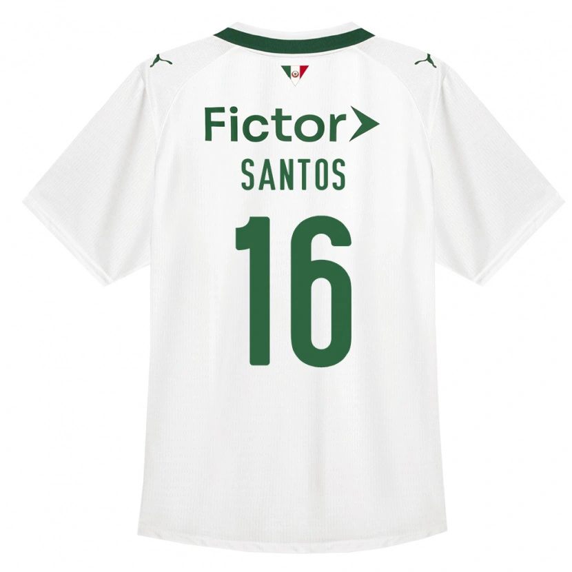 Danxen Kobiety Gaby Santos #16 Zielony Biały Wyjazdowa Koszulka 2026/27 Koszulki Klubowe