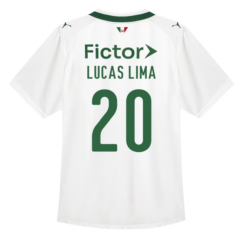 Danxen Kobiety Lucas Lima #20 Zielony Biały Wyjazdowa Koszulka 2026/27 Koszulki Klubowe