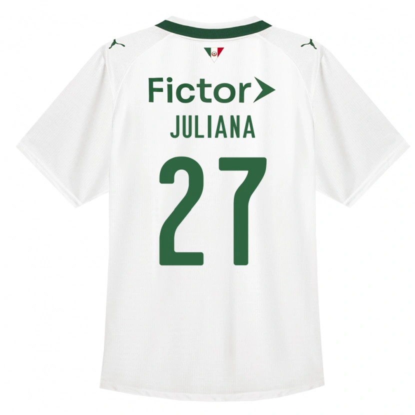 Danxen Kobiety Juliana #27 Zielony Biały Wyjazdowa Koszulka 2026/27 Koszulki Klubowe