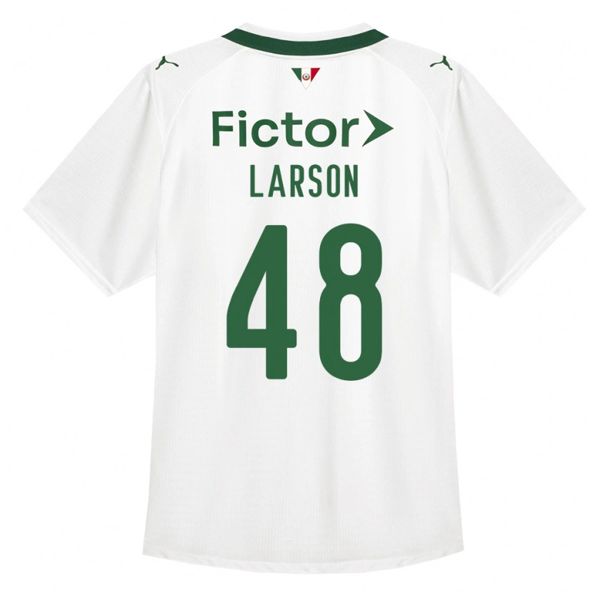 Danxen Kobiety Larson Torna Ferreira Dos Santos #48 Zielony Biały Wyjazdowa Koszulka 2026/27 Koszulki Klubowe