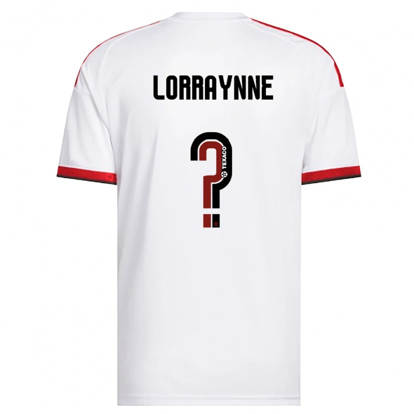 Danxen Kobiety Lorraynne #0 Biały Czerwony Czarny Wyjazdowa Koszulka 2026/27 Koszulki Klubowe