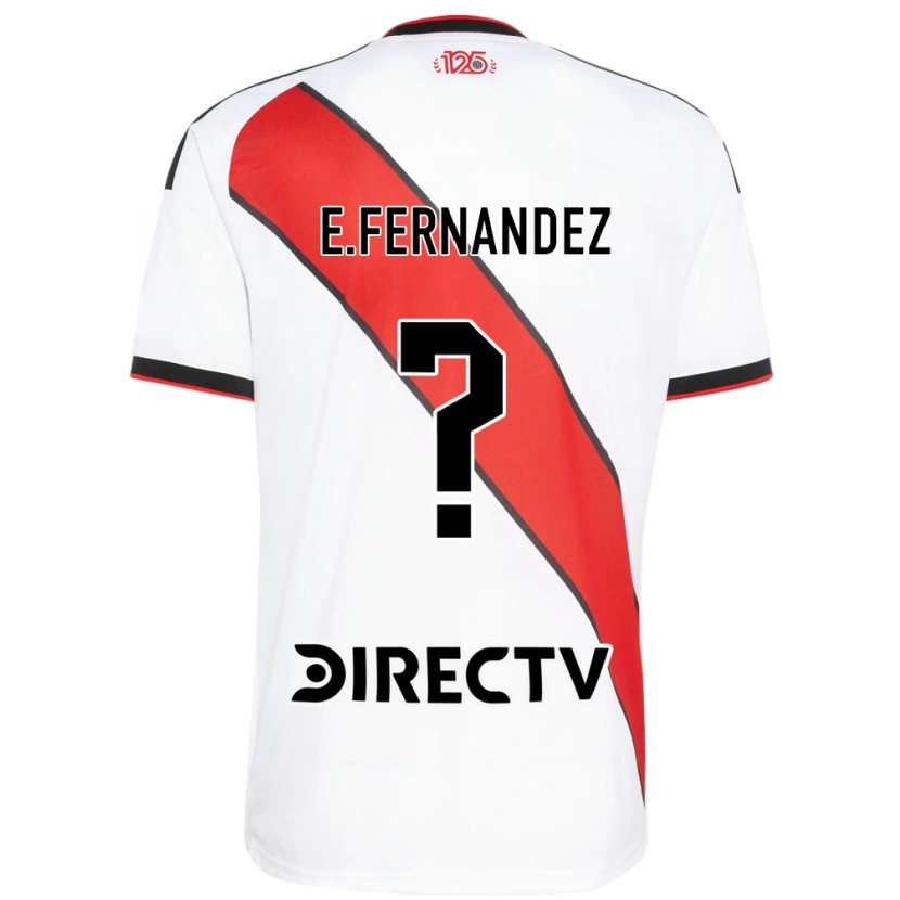 Danxen Dzieci Esteban Fernandez #0 Czerwony Biały Czarny Domowa Koszulka 2026/27 Koszulki Klubowe