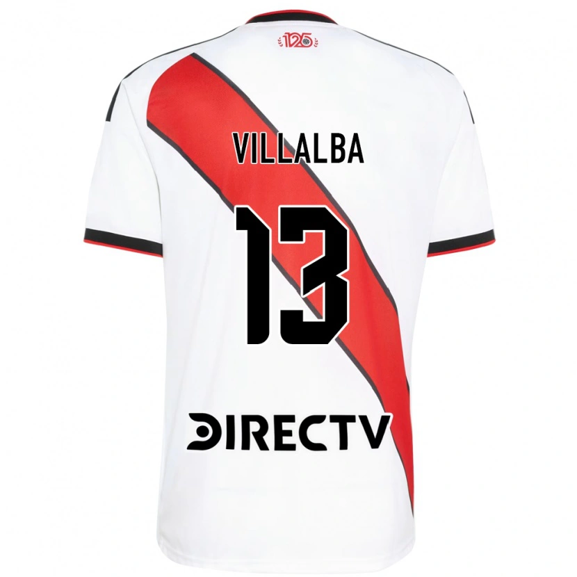Danxen Dzieci Jonathan Villalba #13 Czerwony Biały Czarny Domowa Koszulka 2026/27 Koszulki Klubowe