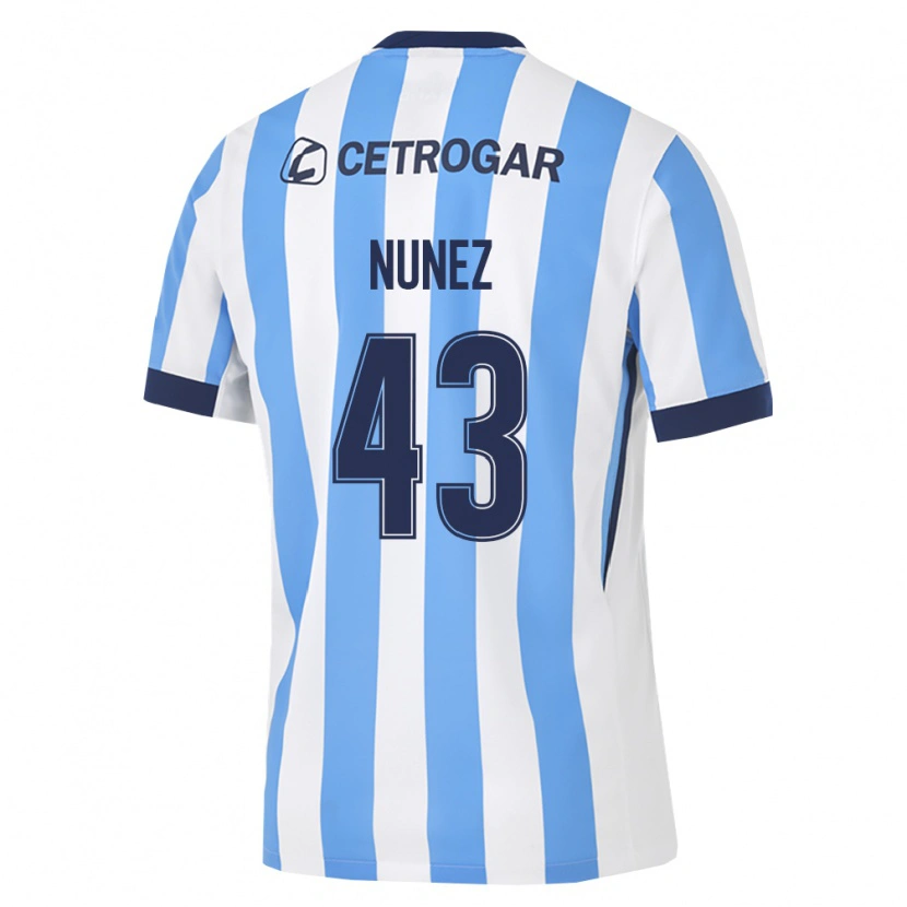 Danxen Dzieci Lucas Nunez #43 Jasny Niebieski Biały Czarny Domowa Koszulka 2026/27 Koszulki Klubowe