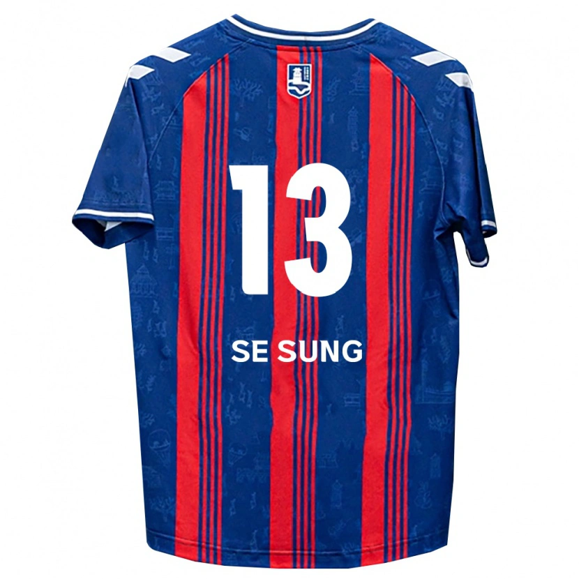Danxen Dzieci Se-Sung Lee #13 Niebieski Czerwony Biały Domowa Koszulka 2026/27 Koszulki Klubowe