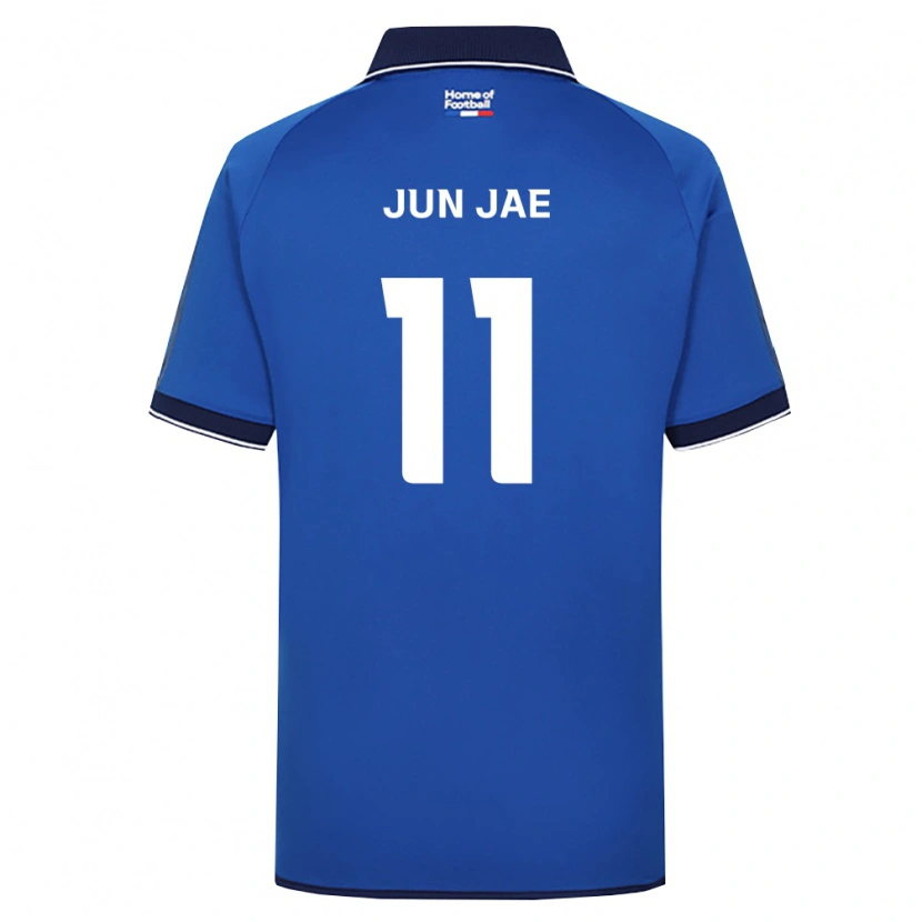 Danxen Dzieci Jun-Jae Lee #11 Królewski Niebieski Biały Czerwony Domowa Koszulka 2026/27 Koszulki Klubowe