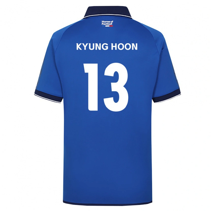 Danxen Dzieci Kyung-Hoon Park #13 Królewski Niebieski Biały Czerwony Domowa Koszulka 2026/27 Koszulki Klubowe