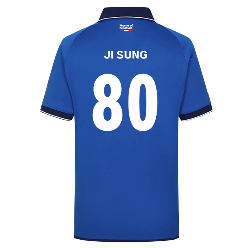 Danxen Dzieci Ji-Sung Kim #80 Królewski Niebieski Biały Czerwony Domowa Koszulka 2026/27 Koszulki Klubowe