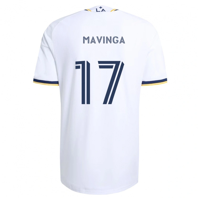 Danxen Dzieci Chris Mavinga #17 Niebieski Żółty I Biały Domowa Koszulka 2026/27 Koszulki Klubowe