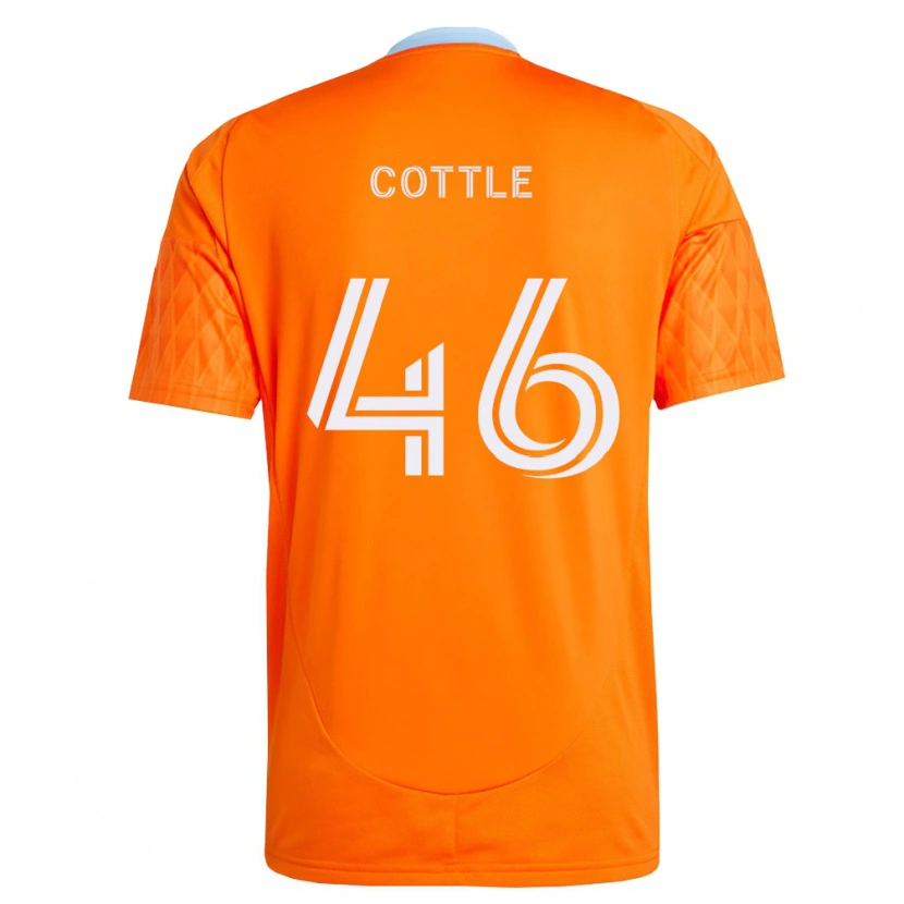 Danxen Dzieci Tristan Cottle #46 Pomarańczowy Biały Domowa Koszulka 2026/27 Koszulki Klubowe