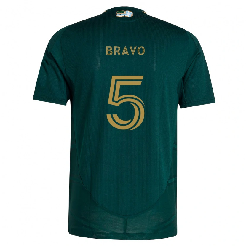 Danxen Dzieci Claudio Bravo #5 Ciemnozielony Brązowy Domowa Koszulka 2026/27 Koszulki Klubowe